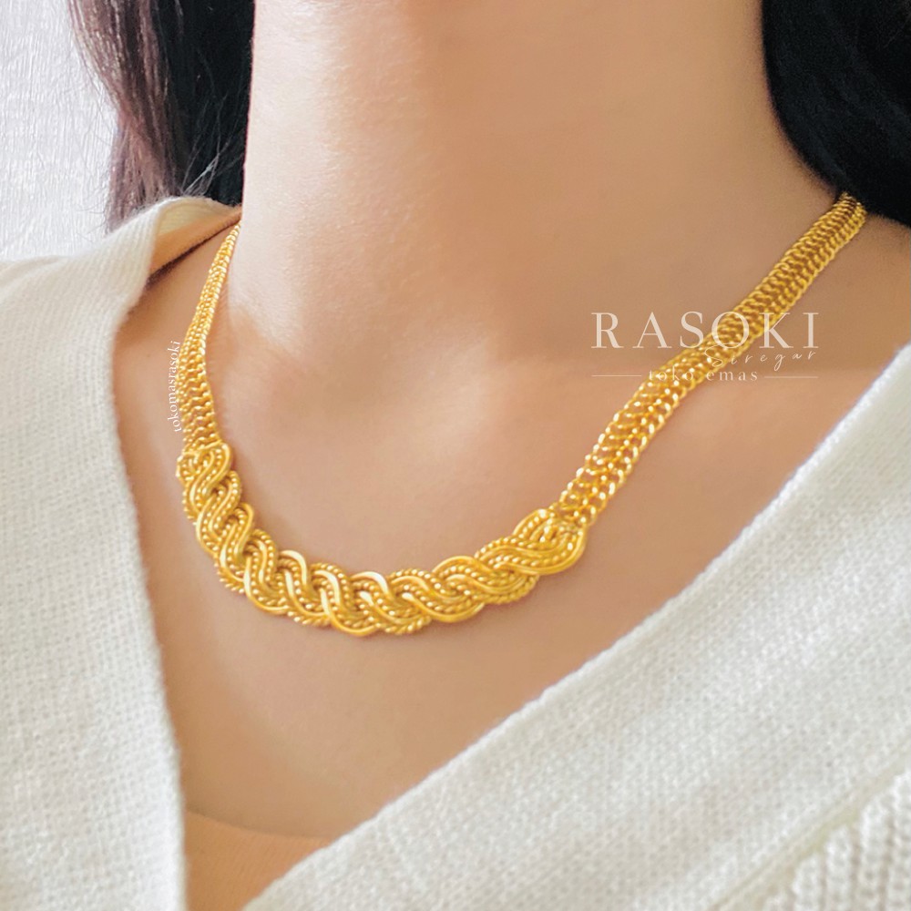 KALUNG EMAS 25-40gram EMAS ASLI EMAS TUA EMAS TOBA EMAS 99