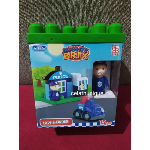 Emco Mighty Brix Police stations Police Car