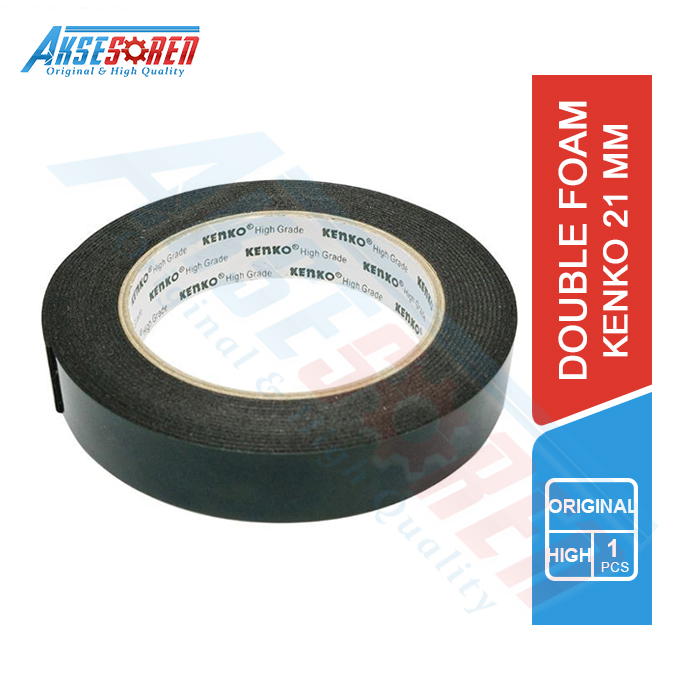 

Double Tape Foam Kenko [21 mm/4.5 Yard] / Solasi Dinding / Dobel Tip Busa Mobil Motor / Dabeltip