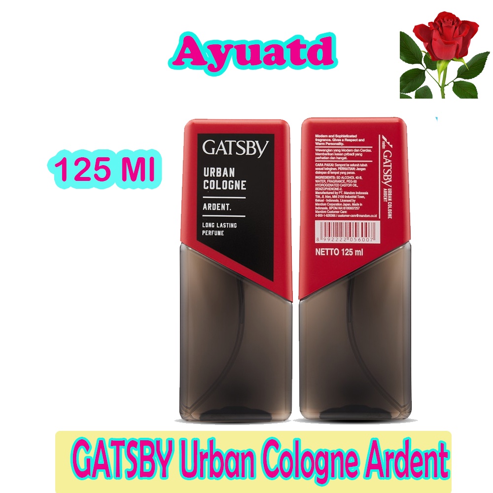 GATSBY URBAN COLOGNE ARDENT 125 ML