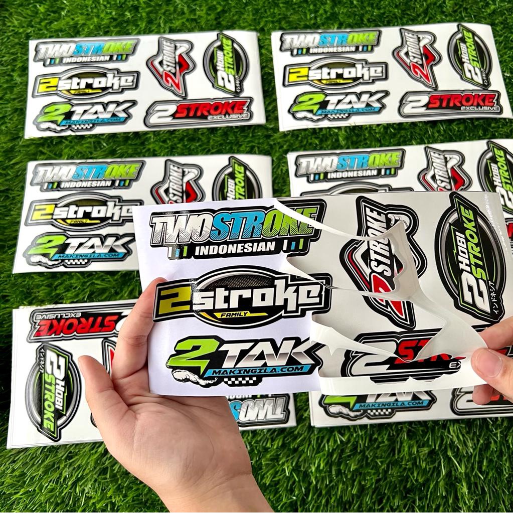 Stiker Print Cut Stiker Motor Variasi Stiker Racing