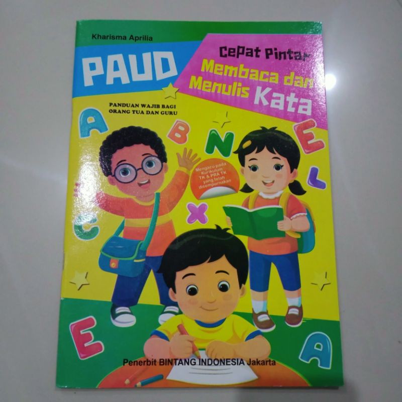 buku anak, buku cepat pintar membaca dan menulis kata