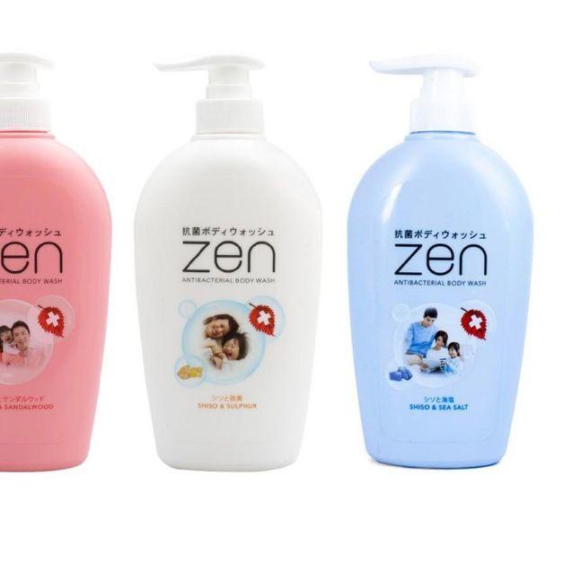 ✮ Zen Antibacterial Body Wash Pump 500 ML / Sabun Cair Botol Zen 500 ML ➴