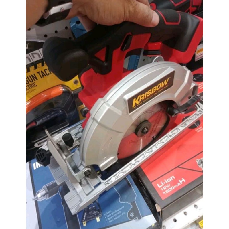 Cordless circular saw krisbow 18volt