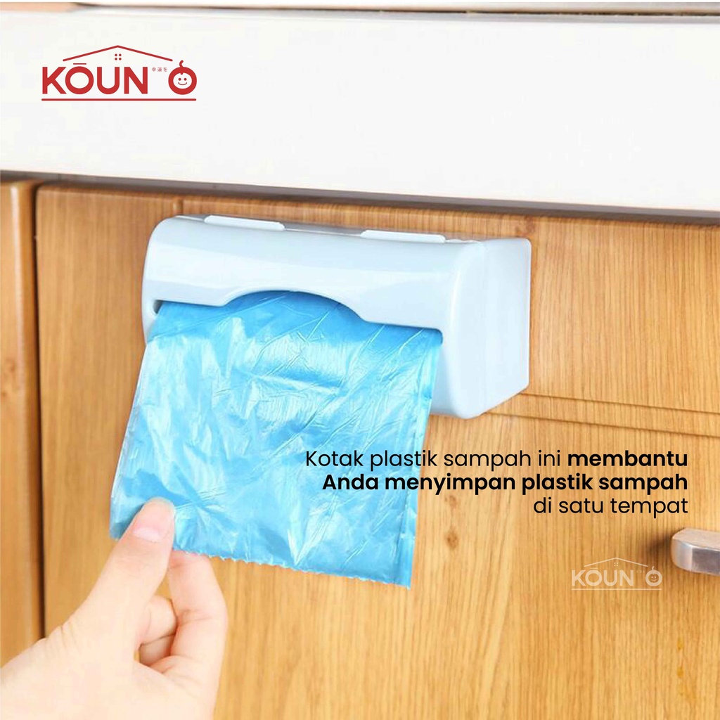 Kotak Tempat Penyimpanan Kantong Plastik Sampah Gulungan Roll Perlengkapan Rumah Plastic Storage Box