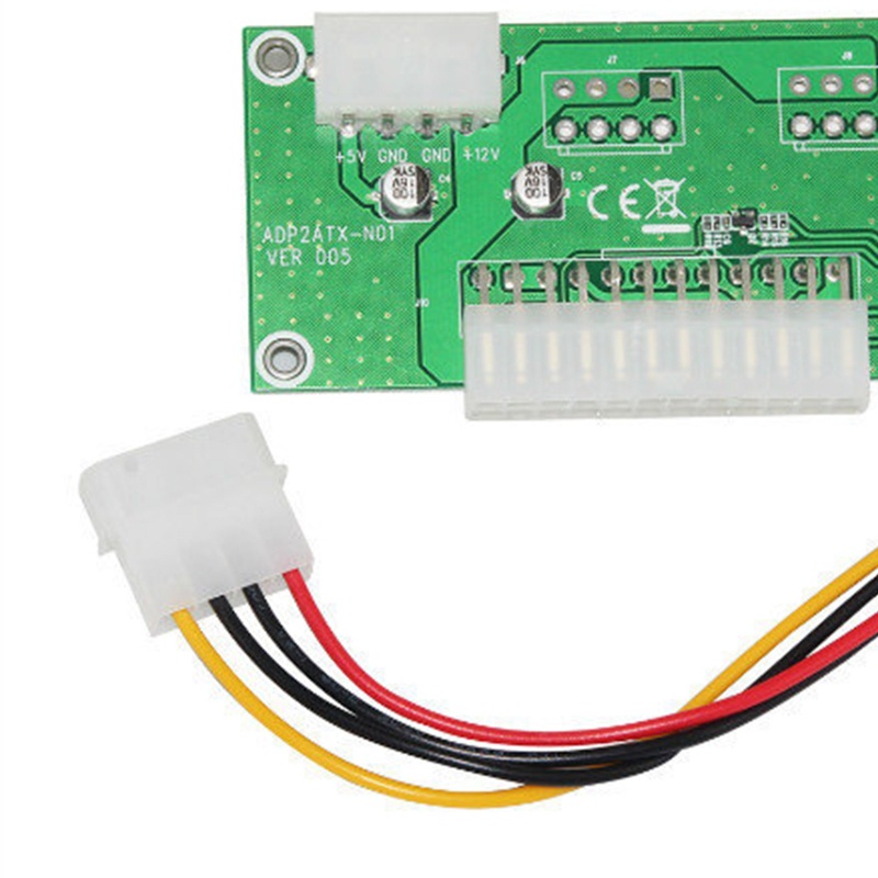 Btsg Atx 24Pin Ke 4Pin Molex Power Adapter Dual Power Supply Board Synchronous Start