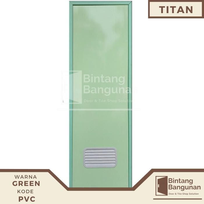 Pintu Kamar Mandi | Pintu Kamar Mandi PVC 70x195 Titan