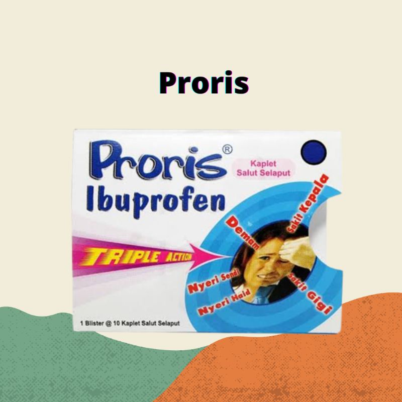 PRORIS 10 KAPLET IBUPROFEN