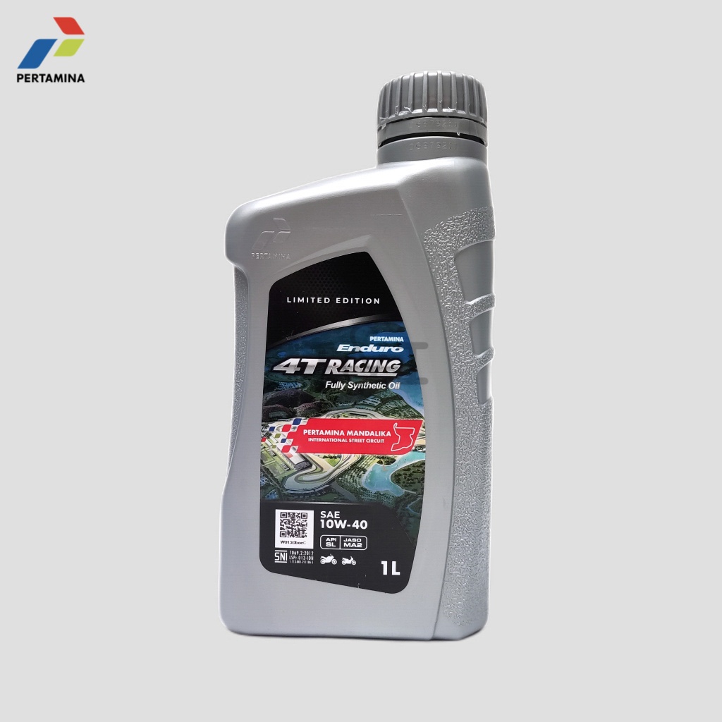 Oli Pertamina Enduro 4T Racing 10W-40 API SL JASO MA2 1 Liter
