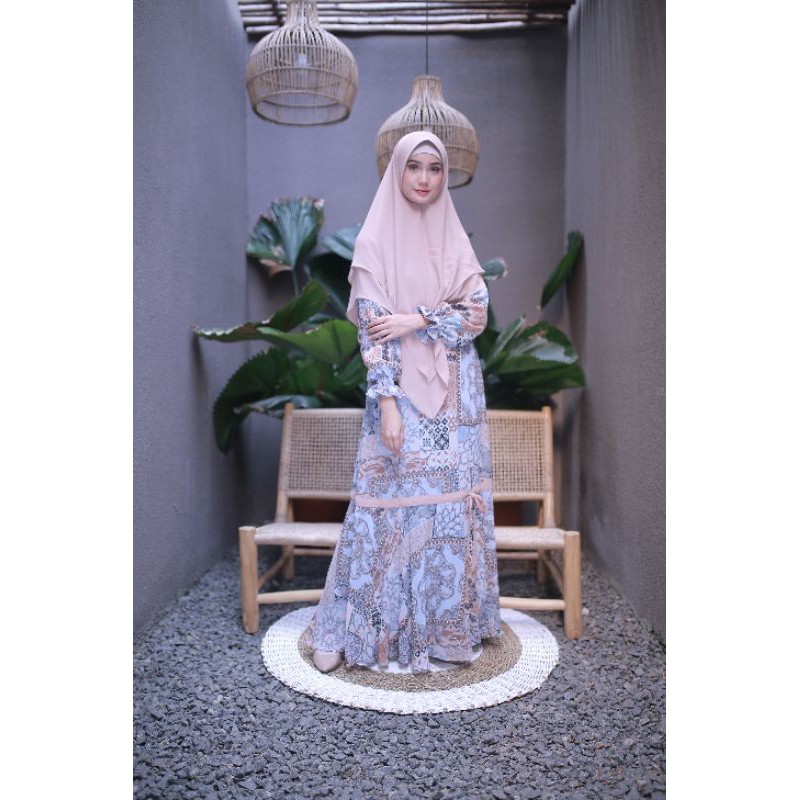 Gamis Syari Set Swarovski Gamis Pesta Cantik Gamis Syari Branded