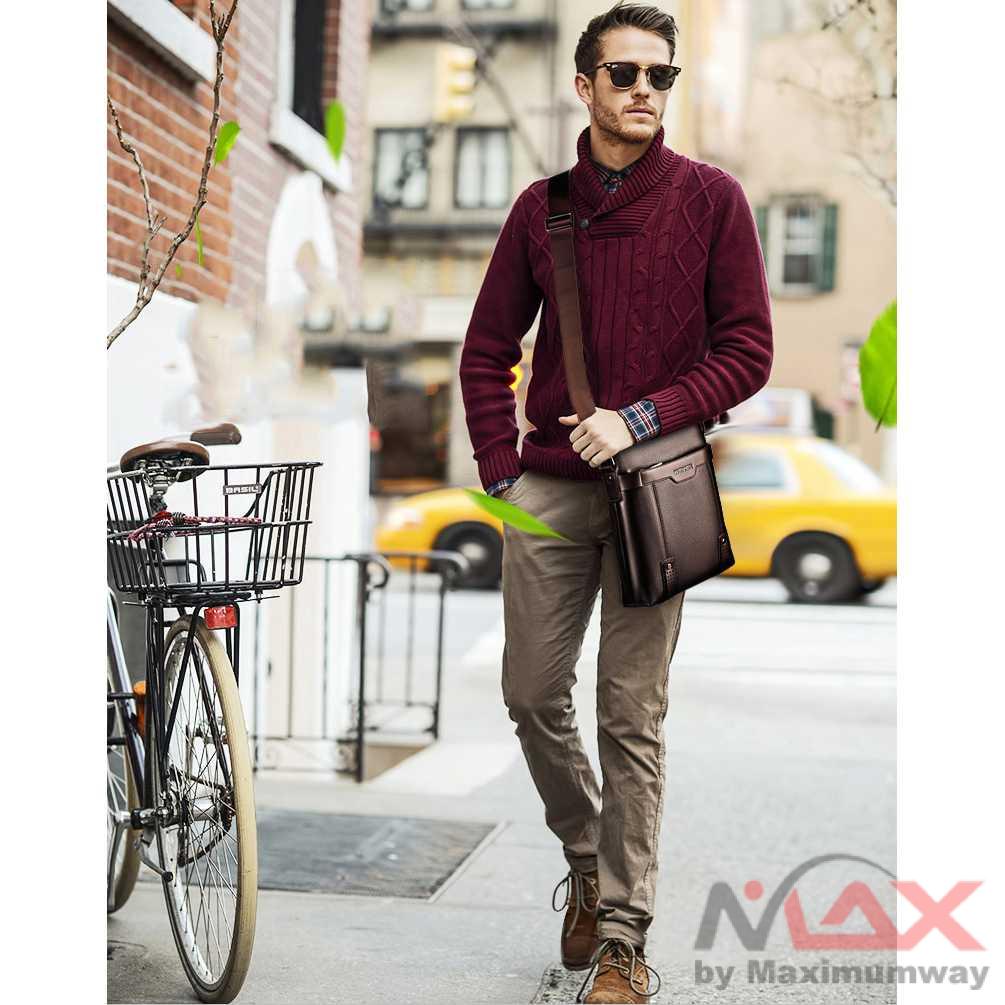 Rhodey Tas Kerja PREMIUM Tas exclusive elegant style Tas Selempang Pria Messenger Bag PU Leather