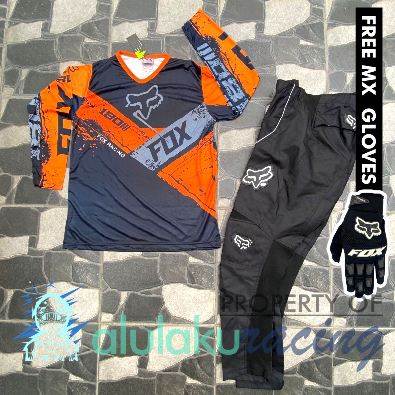 Jersey &amp; Celana MX Trail Motocross - Paket Bundling FOCT1701-F41