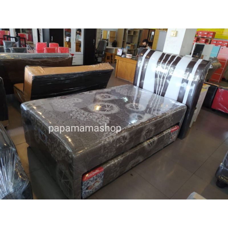 Bed Dorong Murah Fullset 120x200 - Springbed 2in1 Fullset Promo Murah - Medan - Bed Dorong Anak