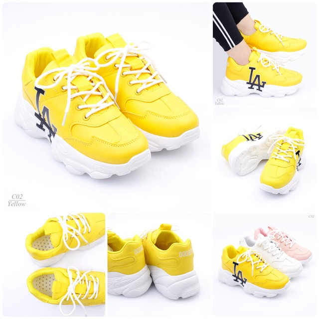 [JUALSEMUA18]Sepatu Fashion MLB LA C02