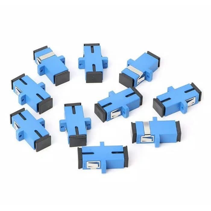 Barrel Fiber Optic / Adapter Fiber Optic SC-UPC Sambungan Fast Connector Fiber Optic FO