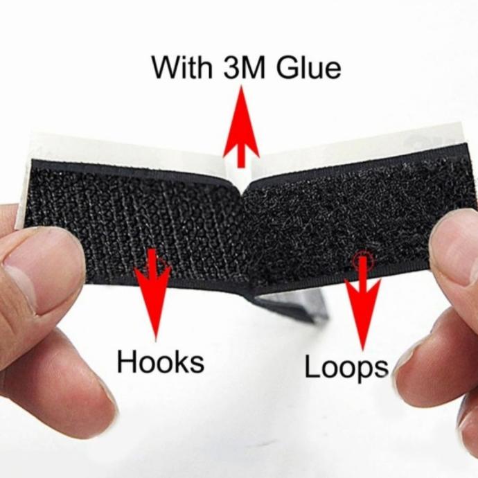 

Velcro 3M Hook and Loop 2,5 cm x 5 meter- Velkro perekat Cord Holder