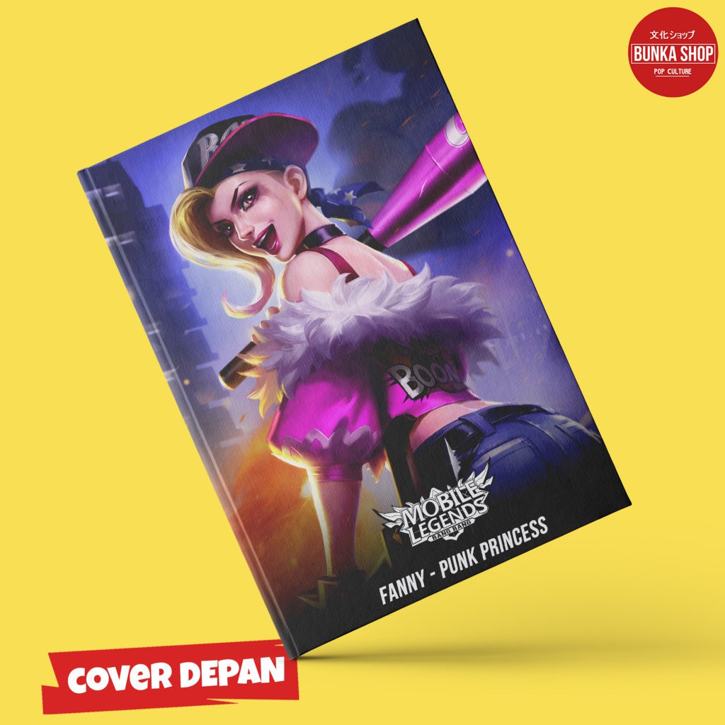 

Note Book Game Mobile Legends Fanny Punk Princess Hardcover A5 Buku Tulis Catatan Murah