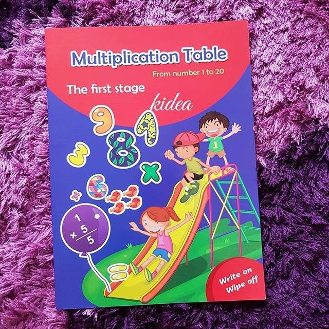 Jual Multiplication Table - Tabel / Buku Belajar Perkalian | Shopee ...