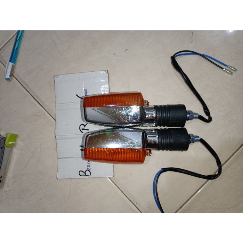LAMPU SEN RX KING ORIGINAL NEW BESAR 2PCS KIRI KANAN LAMPU SEIN 1SET DEPAN BELAKANG RX KING RXK RX K