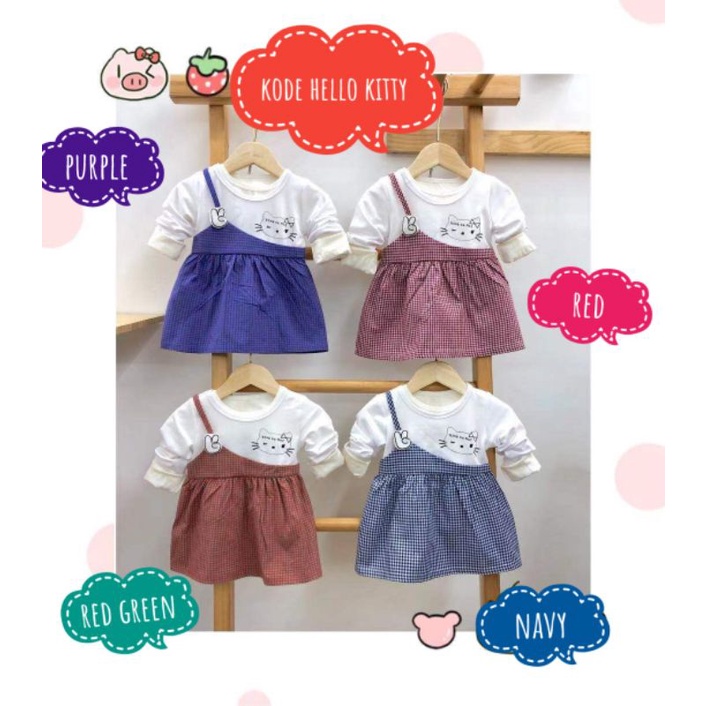 Dress Baju Anak Import Summer Perempuan Baju bayi Katun newborn babygirl