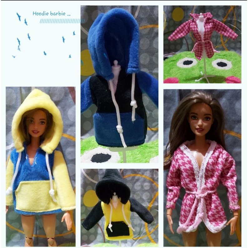 Baju atau Hoodie boneka barbie-Handmade