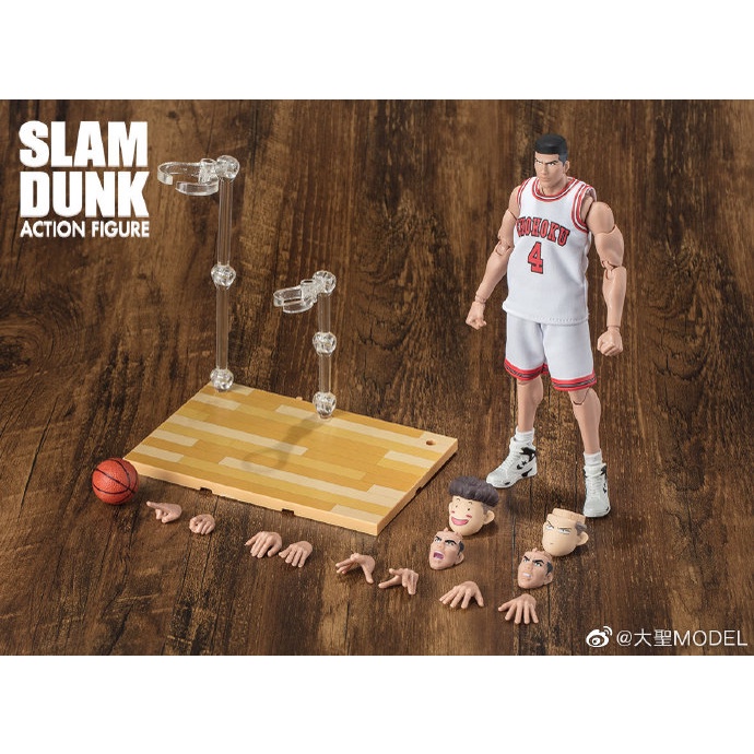 DASIN MODEL slam dunk action figure Akagi Takenori Baju Putih