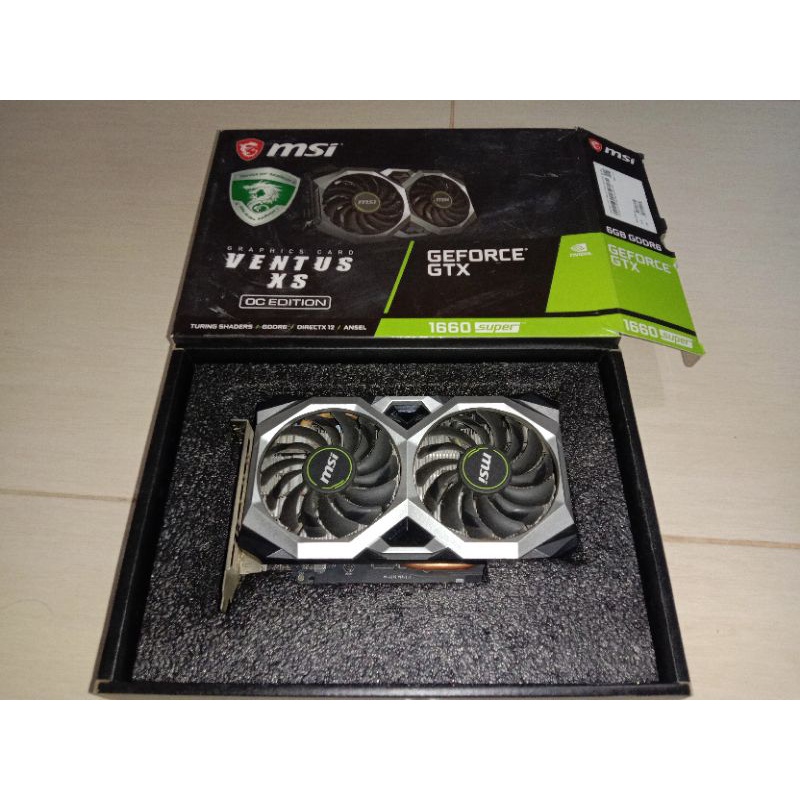 VGA MSI Geforce GTX 1660 Super Ventus 6GB - Ventus XS 6 GB OC DDR6