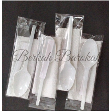 paket sendok, tisu, tusuk gigi | berkahbarokah