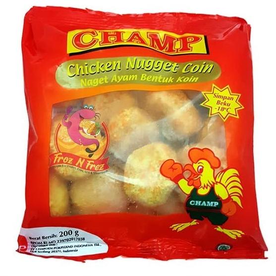 

PROMO CHAMP Chicken Nugget Coin 200 Gram Grosir MURAH