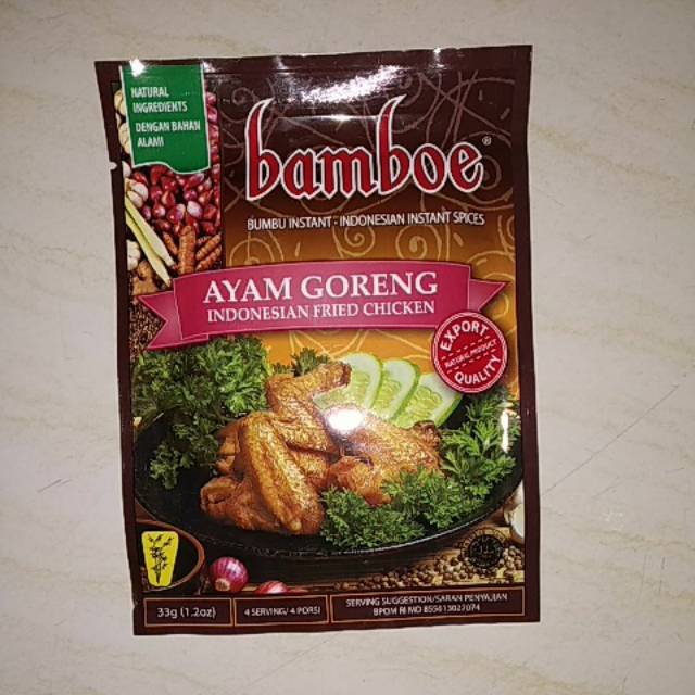 

Bamboe ayam goreng •||• bamboe Indonesian fried chicken 33gr