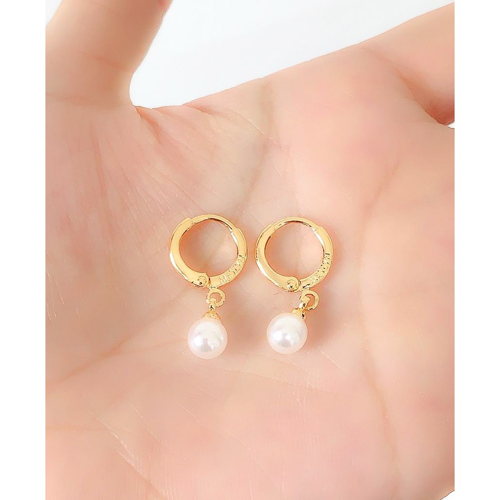 Anting Wanita Model Mutiara Gold Xuping