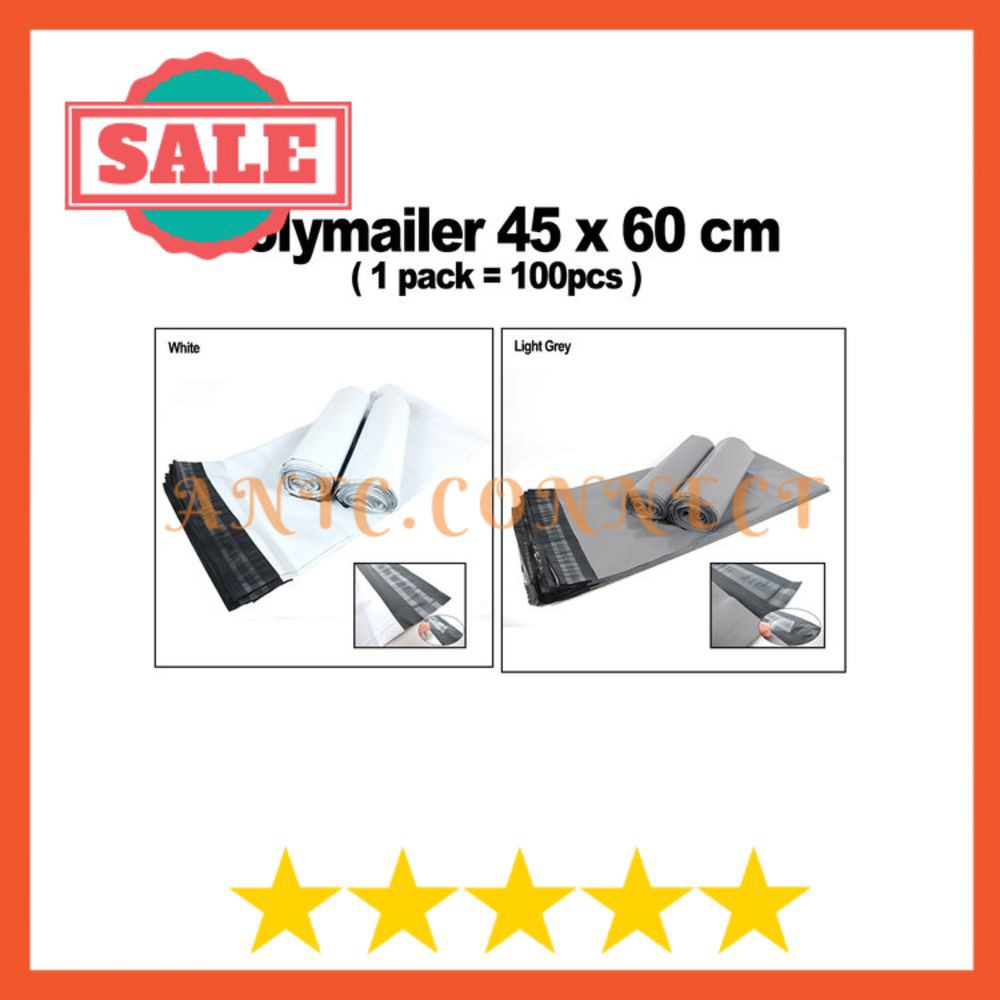 

Antc.Connect Polymailer 45 X 60 Cm Polybag Kantong Amplop Plastik Packing Isi 100 - New Material