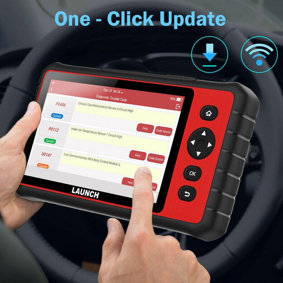 LAUNCH X431 CRP909 OE-Level Obd2 Scanner Car Scanner Odb2 Car Diagnostic Tool Obd Car Diagnostic Scanner Automotive Scanner With 26 Maintenance Reset Functions