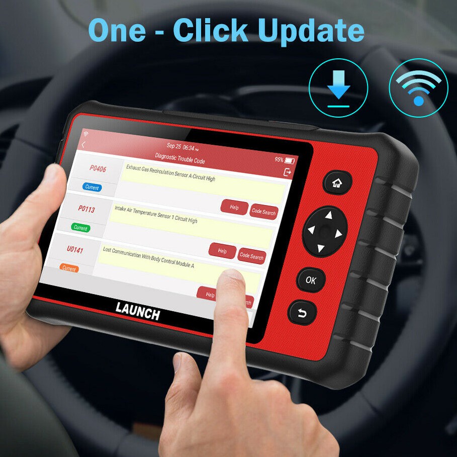 LAUNCH X431 CRP909 OE-Level Obd2 Scanner Pemindai Mobil Odb2 Alat Diagnostik Mobil Obd Pemindai Diagnostik Mobil Pemindai Otomotif Dengan 26 Fungsi Reset Pemeliharaan