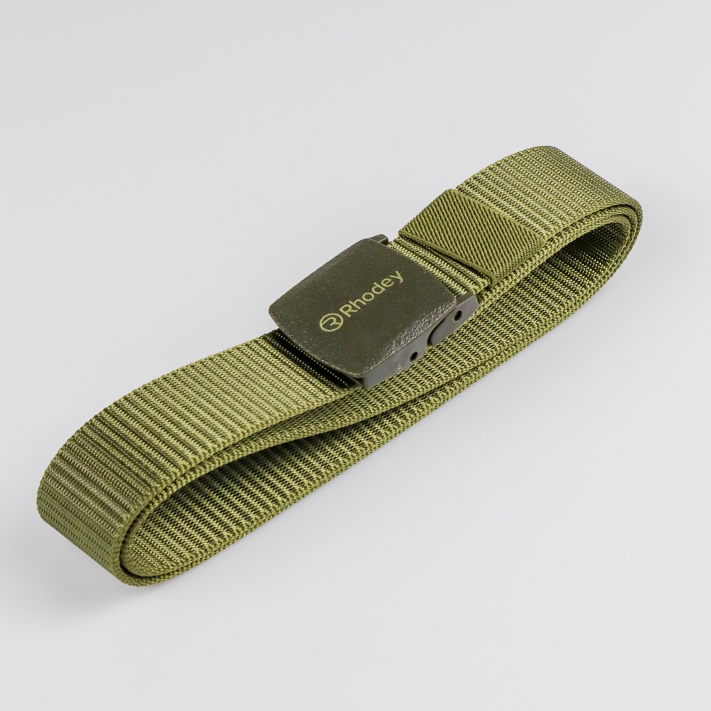 【COD】 Rhodey` Gesper Non-Metal Anti Xray` Tactical Webbing Belt` Sabuk Canvas` Ikat Pinggang Outdoor