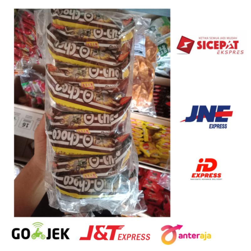 

O - Choco Snack Rasa Cokelat 1 Pack isi 20 Pcs
