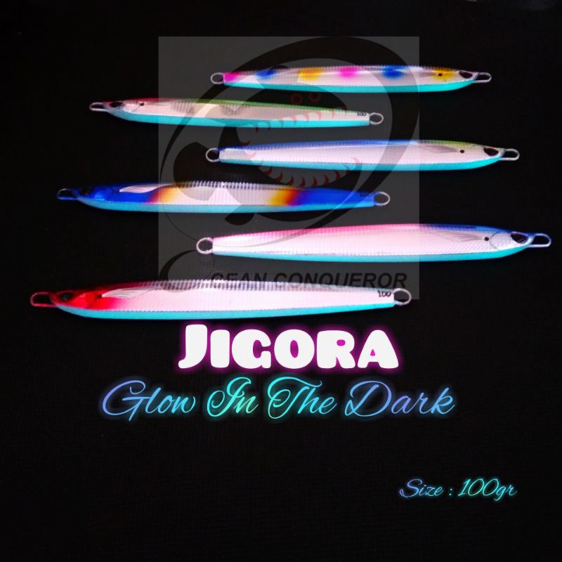 Metal Jig Jigora 100gr Glow In The Dark