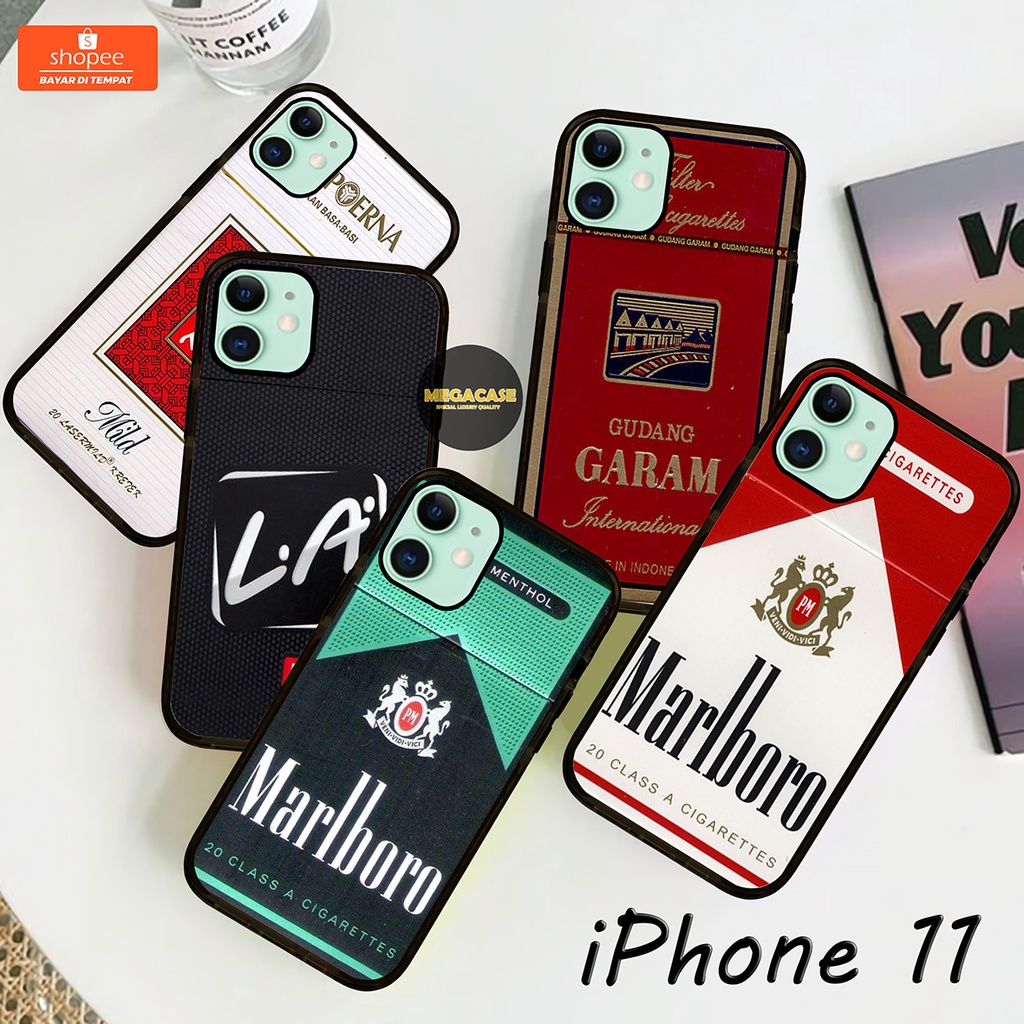 Megacase - Case Rokok Iphone 11 / IPHONE 5 / IPHONE 6 / IPHONE 7 / IPHONE 8 / IPHONE 6 LUS / IPHONE 