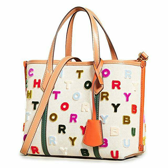 TORY BURCH PERRY FIL COUPE SMALL TRIPLE COMPARTMENT TOTE