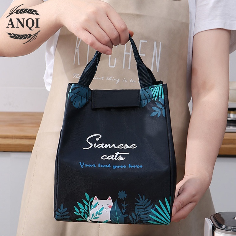 ANQI 1888 COOLER BAG UNICORN PEREKAT VELCRO TAS BEKAL LUNCH BOX BESAR MURAH LUNCH BAG BEKAL SEKOLAH VS-39