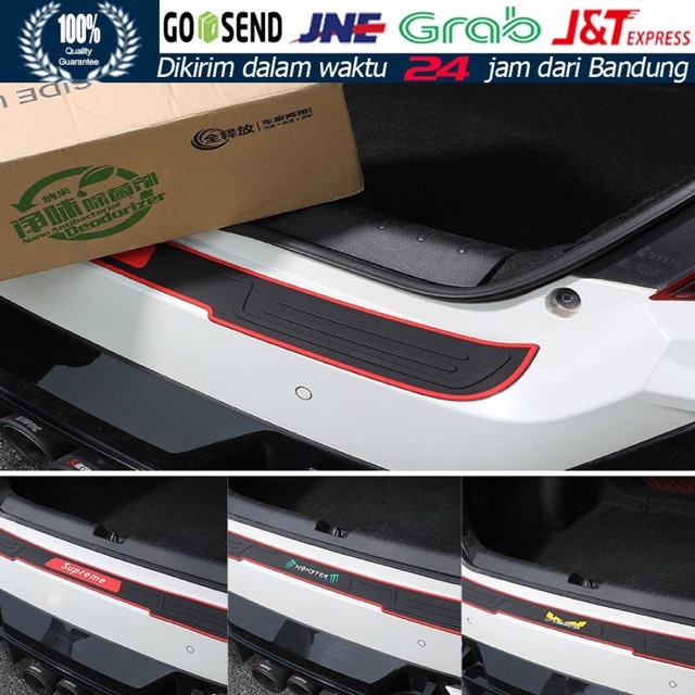 Mobil Kendaraan Bumper Belakang Trunk Sill Karet Goresan Pelindung Bumper Bagasi Aksesoris Mobil