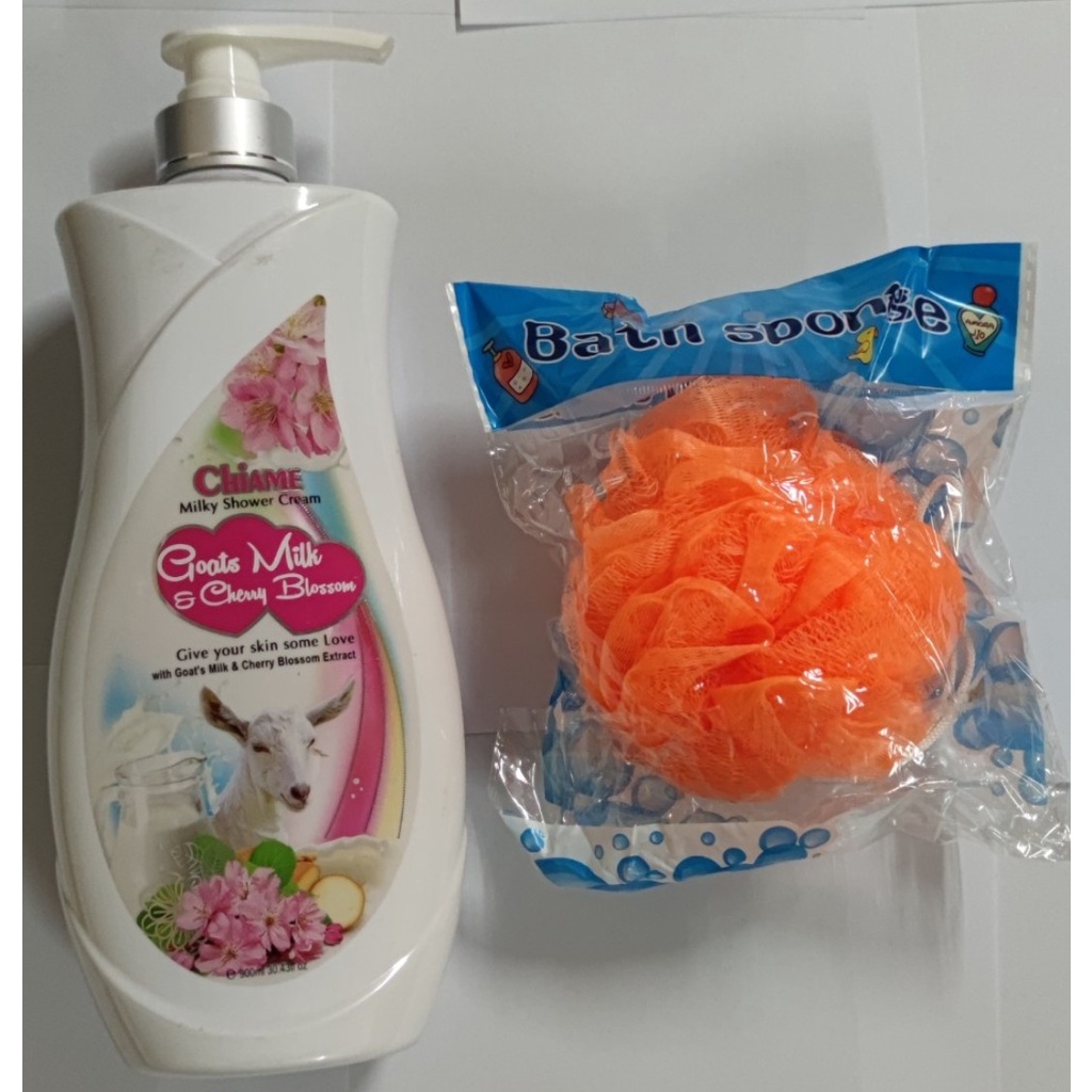 SABUN MANDI CAIR CHERY BLOSSOM 900 ML + BONUS SHOWER BALL