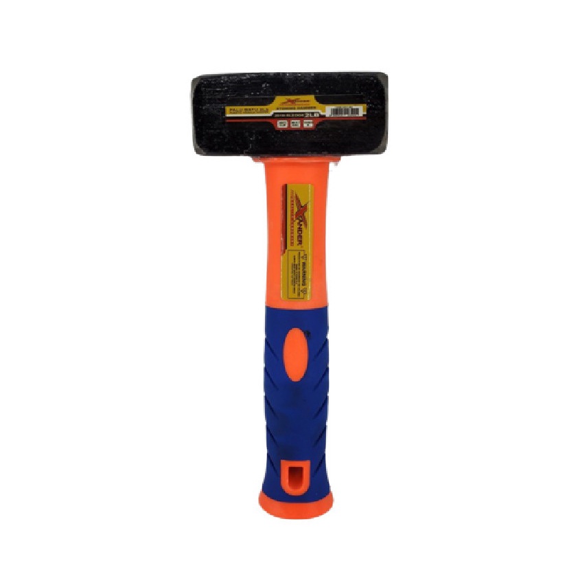 Xander Sledge Hammer 1Kg - Palu Batu Godem Gagang Fiber Orange