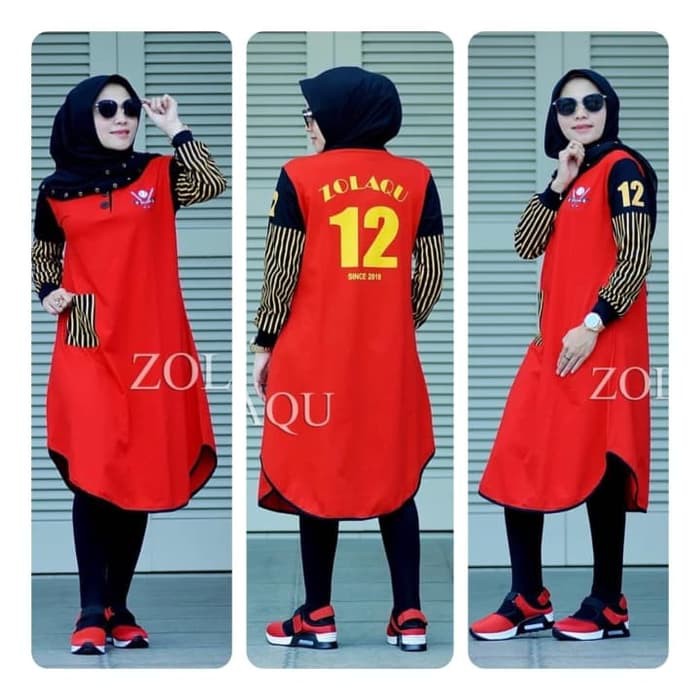 tunik kaos combed super ZOLAQU ORIGINAL Murah