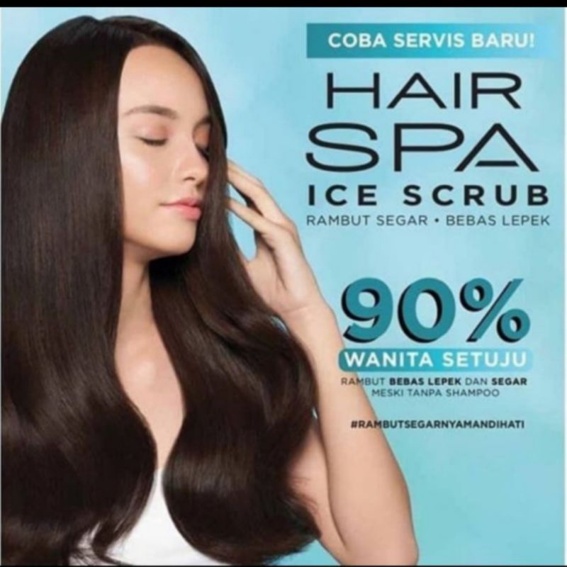 L'oreal Hair Spa Scalp Re-balancing Scrub 150 ml ( Hair Spa Ice Scrub ) anti ketombe lulur kulit kepala