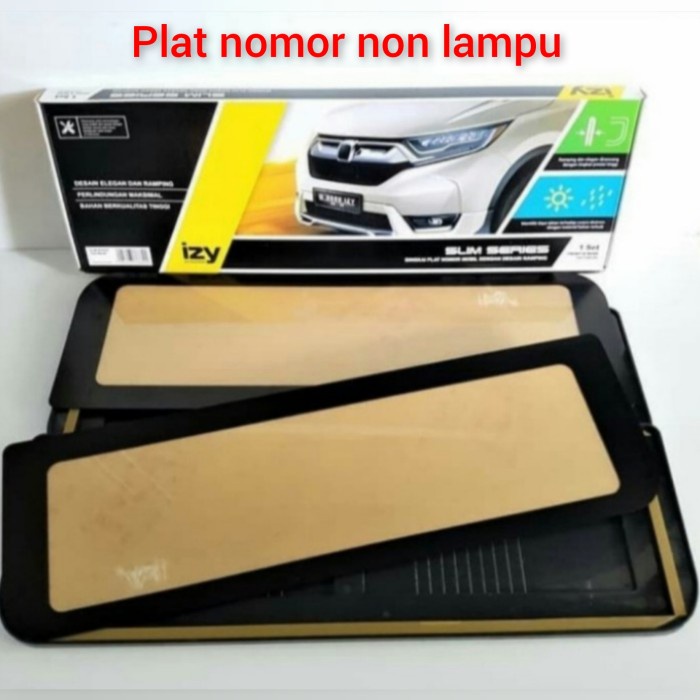 Dudukan Plat Tatakan Dudukan Cover Plat Nomor Mobil Izy Lamp