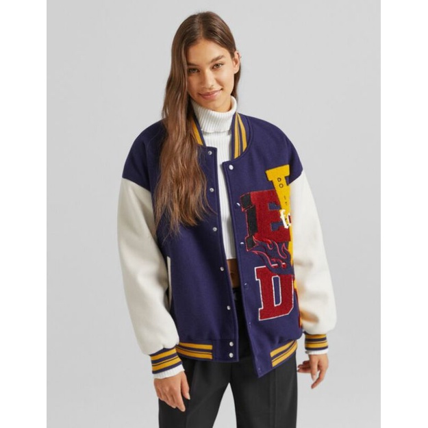 BERSKHA SS 21/22 VARSITY JACKET WITH PATCHES