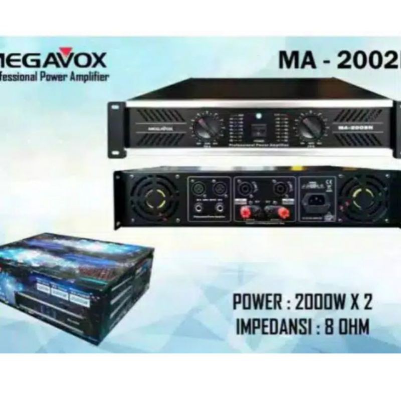 POWER AMPLI MEGAVOX MA2002 POWER MEGAVOX MA2002