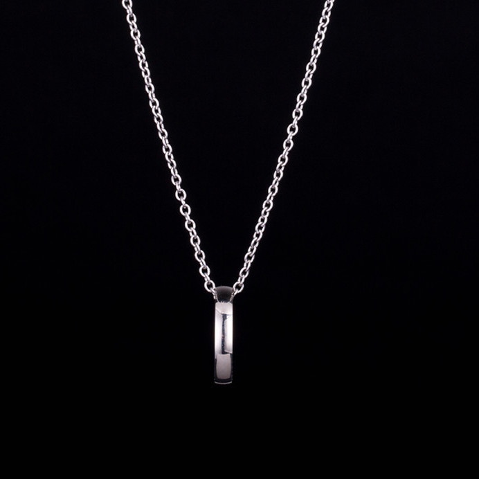 Kalung Rantai Panjang Double layer Liontin Disco Gaya Hip Hop Untuk Wanita