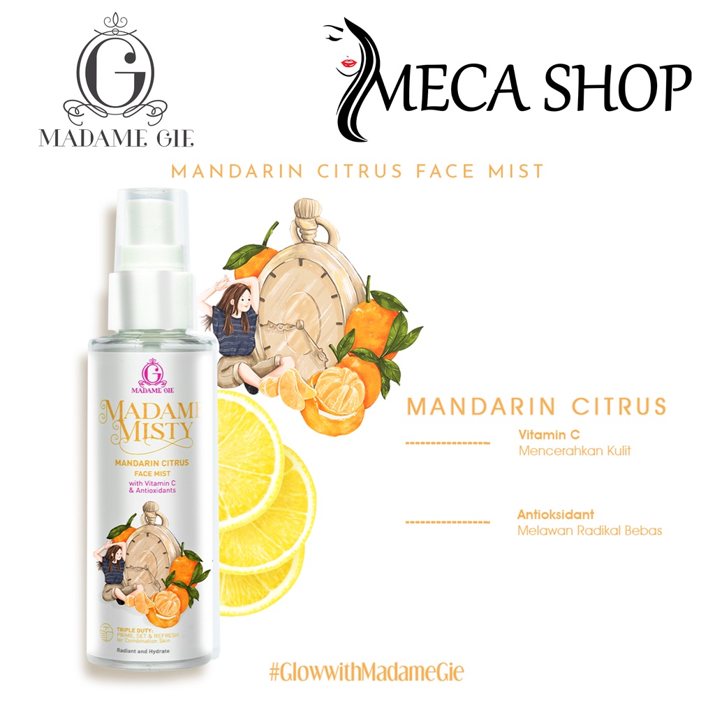 Madame Gie Madame Misty - MakeUp Face Mist Setting Spr